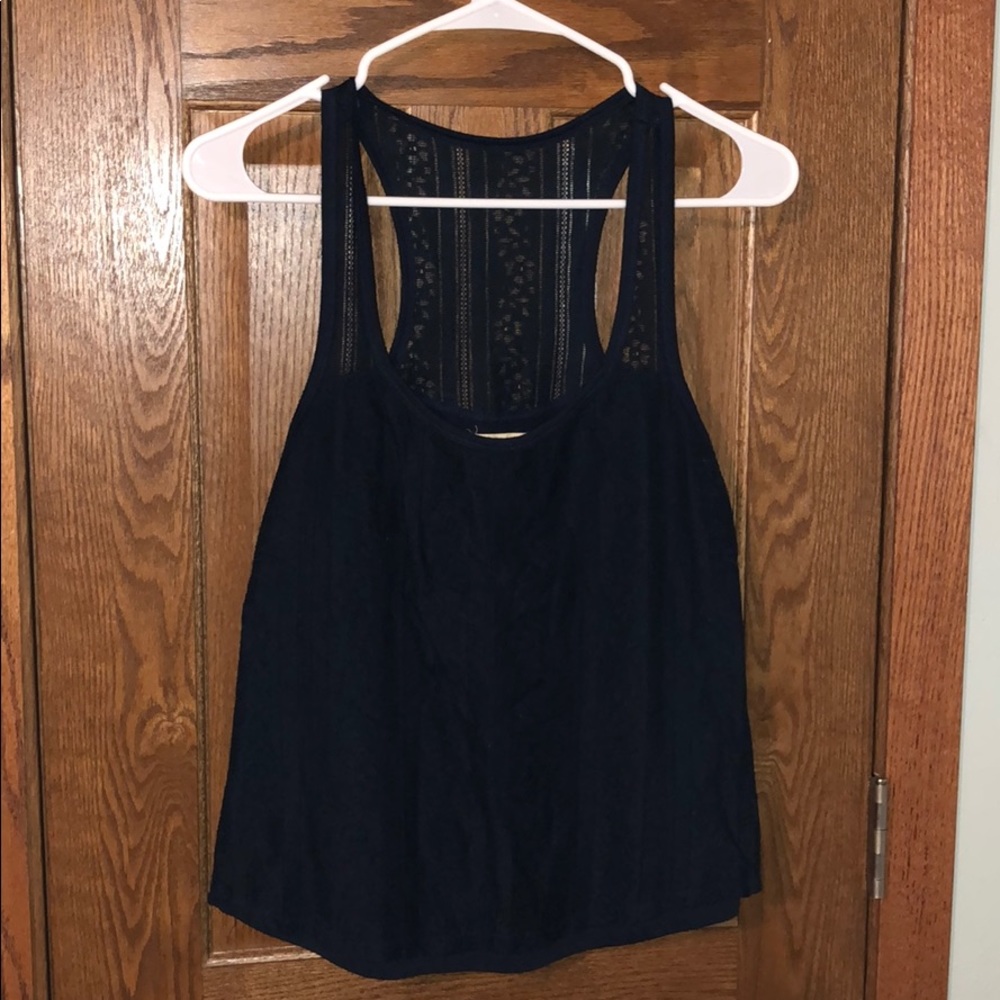 Hollister navy summer tank top